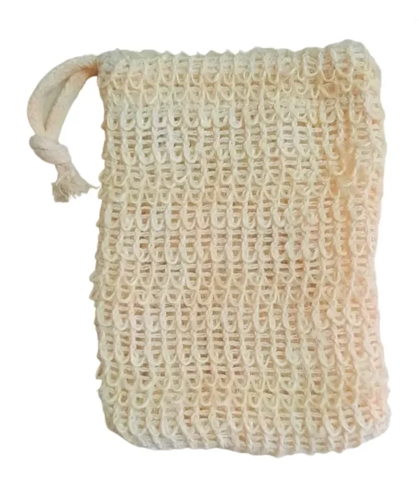 Bolsa de sisal natural para jabón
