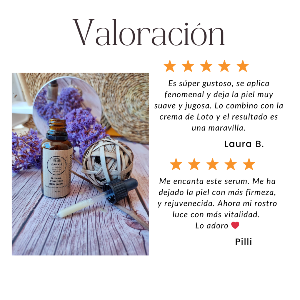 Sérum facial TRIDOSHA con Niacinamida iluminador antiedad y antimanchas 30 ml - Imagen 3