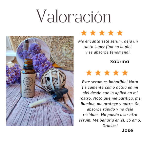 Sérum facial TRIDOSHA con Niacinamida iluminador antiedad y antimanchas 30 ml - Imagen 4
