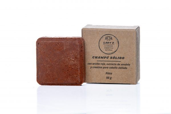 Champú sólido ayurvédico Pitta pelo dañado 50 g
