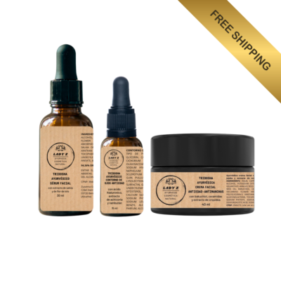Paquete belleza TRIDOSHA: sérum + crema + contorno