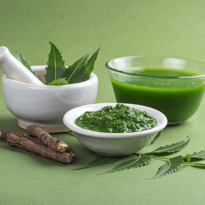 mascarilla facial con neem anticané