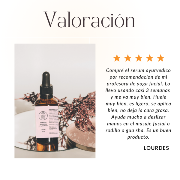 Ayurvédico sérum oleoso para YOGA FACIAL 30 ml - Imagen 3