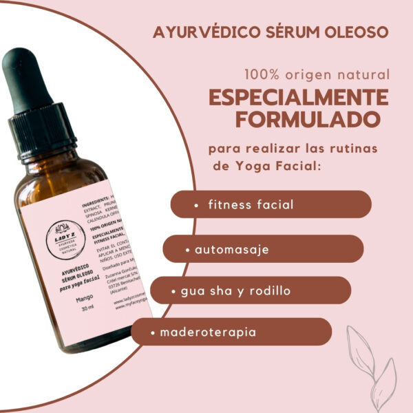 Ayurvédico sérum oleoso para YOGA FACIAL 30 ml - Imagen 5