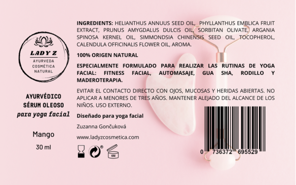 Ayurvédico sérum oleoso para YOGA FACIAL 30 ml - Imagen 6