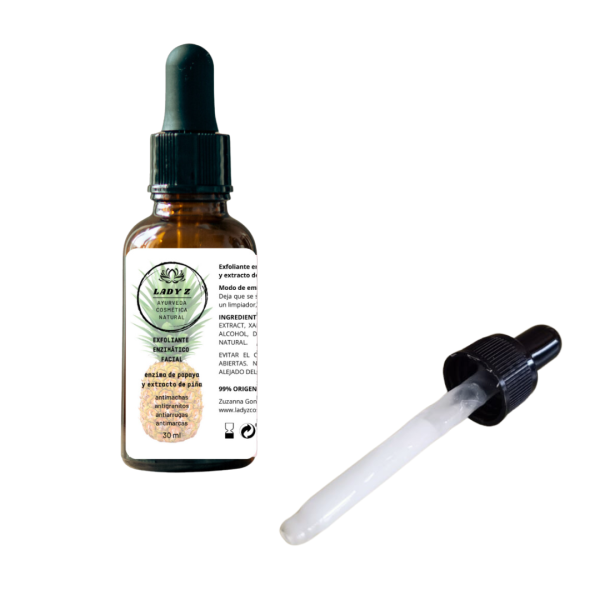 Exfoliante enzimático-mascarilla facial con papaína y piña 30 ml - Imagen 2