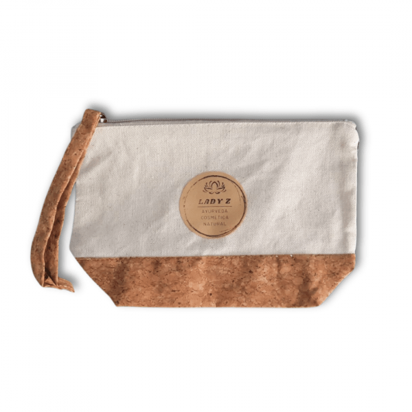 Neceser LADY Z COSMÉTICA de algodón y cork
