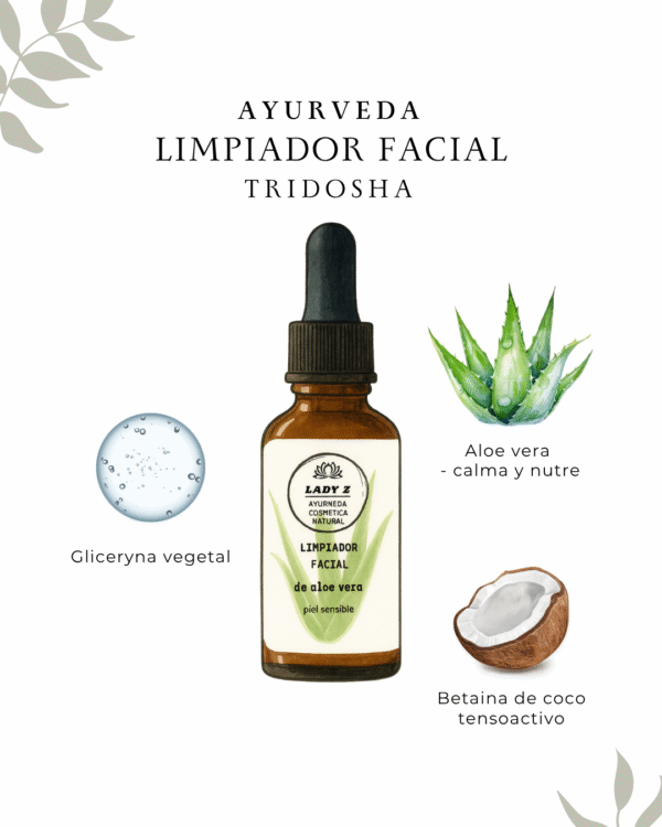 Gel limpiador facial PITTA con aloe vera 60 ml o 100 ml - Imagen 2