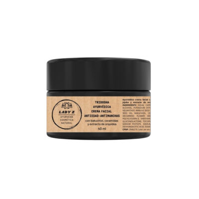 Crema facial TRIDOSHA ligera con retinol vegetal iluminadora antiedad y antimanchas 40 ml
