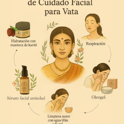 Paquete belleza VATA: limpiador + sérum + crema ANTIEDAD Y SEQUEDAD