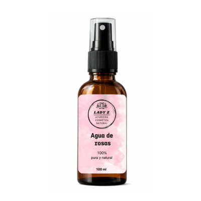 Agua de rosas 100% pura y natural en spray 100 ml