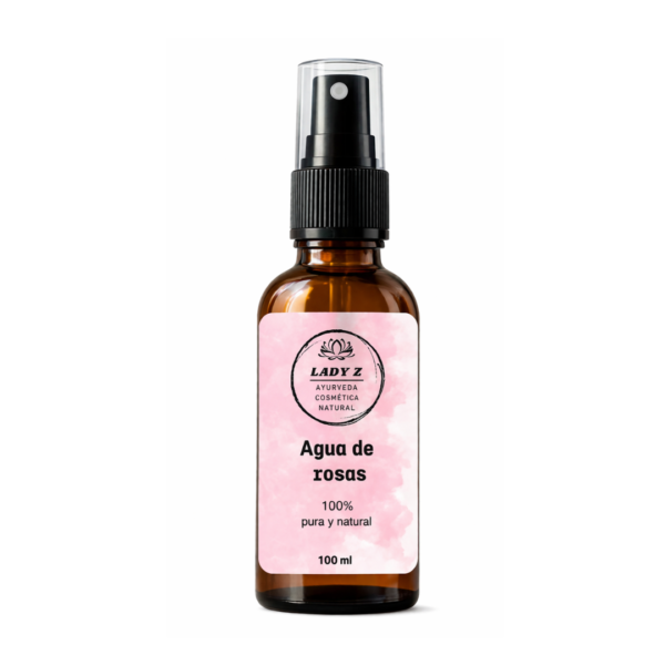 Agua de rosas 100% pura y natural en spray 100 ml