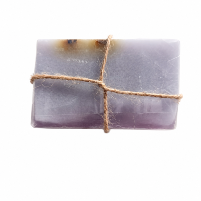 Jabón casero natural con manteca de karité lavanda 60g