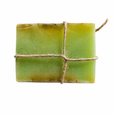 Jabón casero natural con manteca de karité menta 60g
